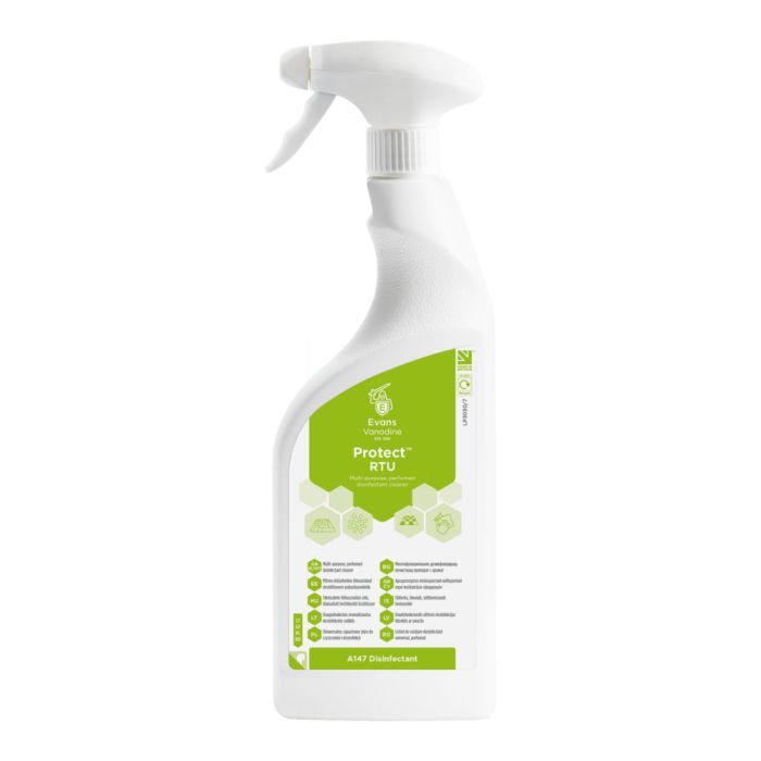 Evans Protect Disinfectant Cleaner 750ml RTU