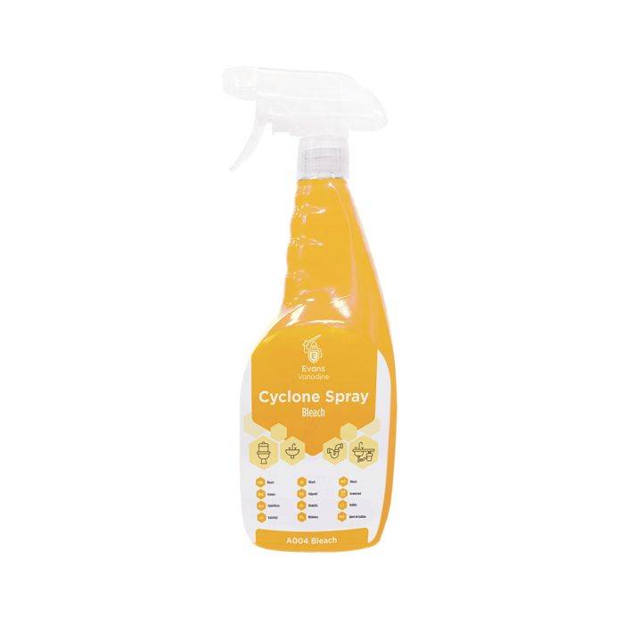Evans Cyclone Spray with Bleach 750ml - Case of 12