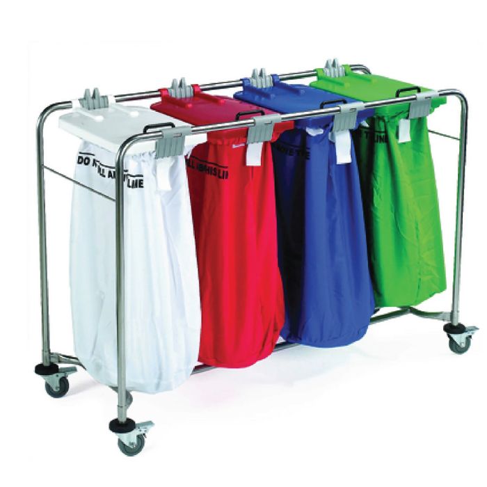 Medi Cart Laundry Trolley Four Bag
