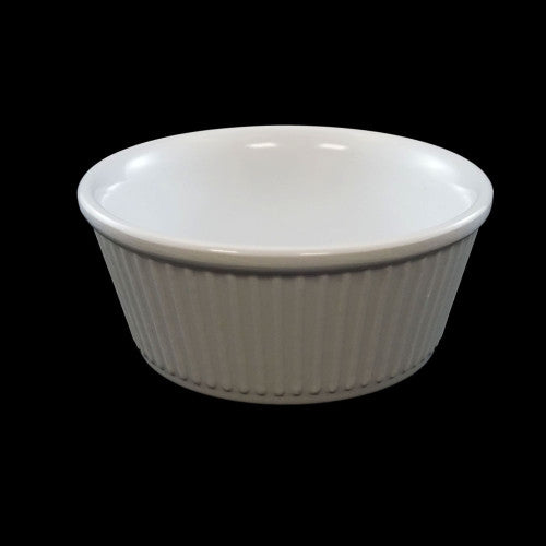 White Fluted Ramekin 60ml - Pack of 12