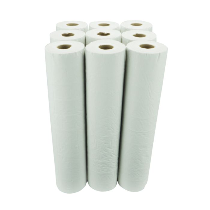 Fine Touch 2ply White Couch Roll 50cm x 50m - Case of 9