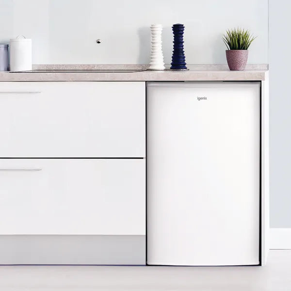 Igenix 80 Litre Fridge Under Counter with Ice Box 48cm White IG348R
