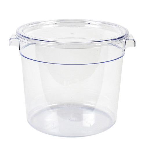 5.7Ltr / 6 qt Clear Round Food Storage Container, Polycarbonate