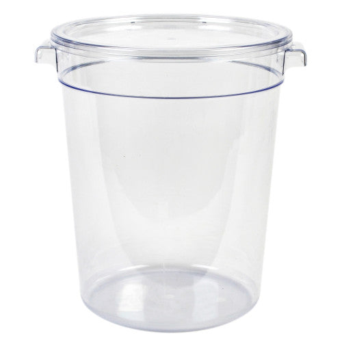 7.6Ltr / 8 qt Clear Round Food Storage Container, Polycarbonate