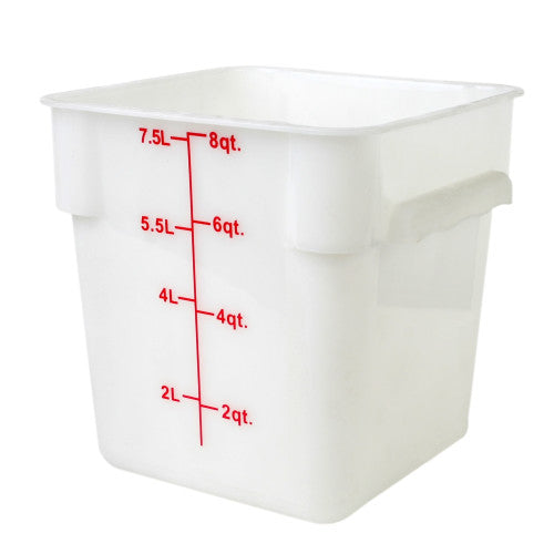 Polypropylene Square Food Storage Container 7.6Ltr