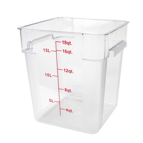 Polycarbonate Square Food Storage Container 17Ltr