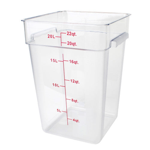 Polycarbonate Square Food Storage Container 20.8Ltr