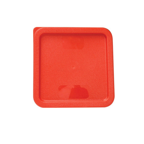 Red Square Food Storage Container Lid