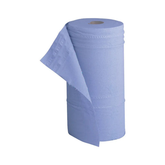 5 Star Hygiene Roll 100 Percent Recycled 2-Ply 130 Sheets 500x40m Blue