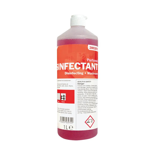 2Work Disinfectant and Washroom Cleaner Perfumed 1 Litre