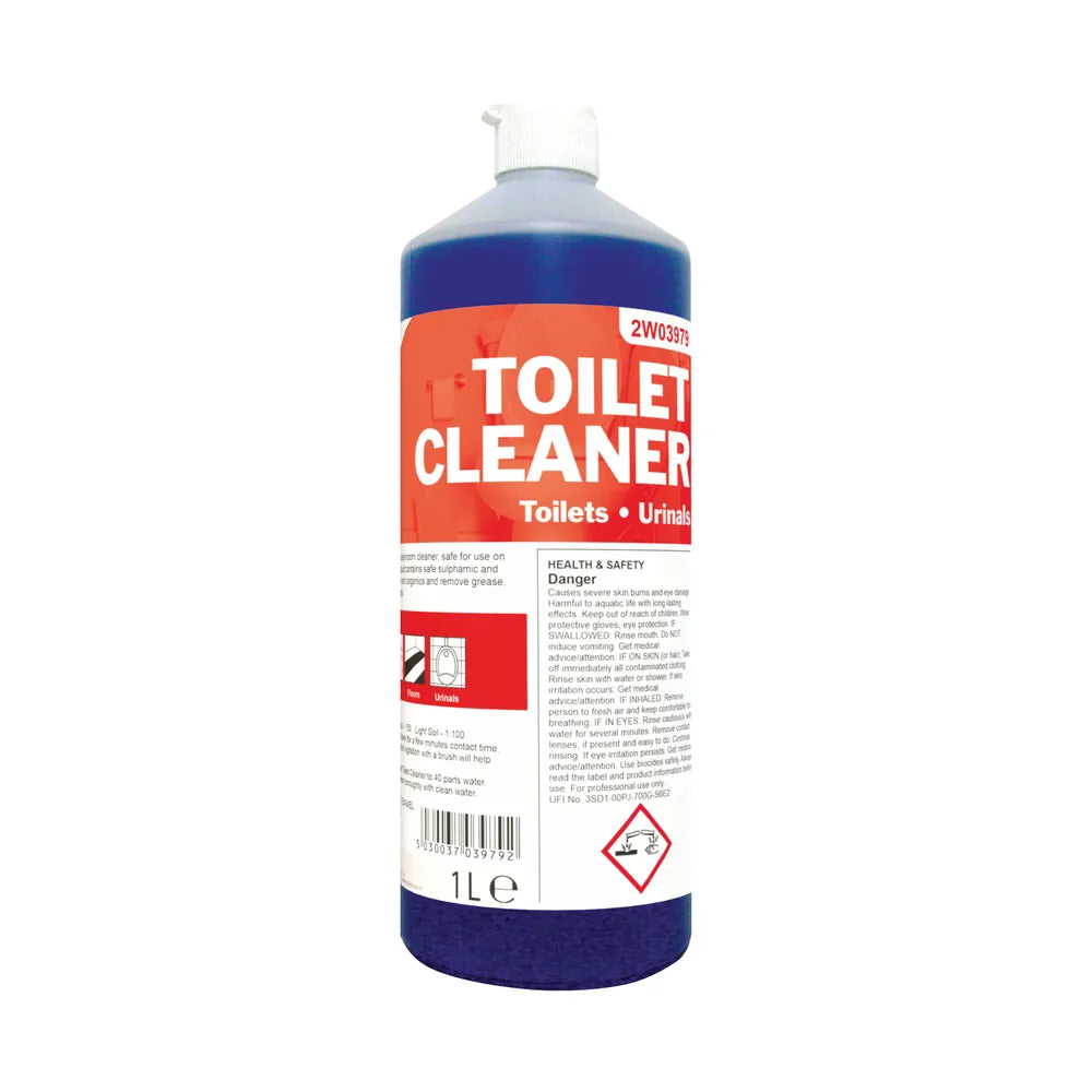 2Work Antibacterial Daily Use Toilet Cleaner Perfumed 1 Litre