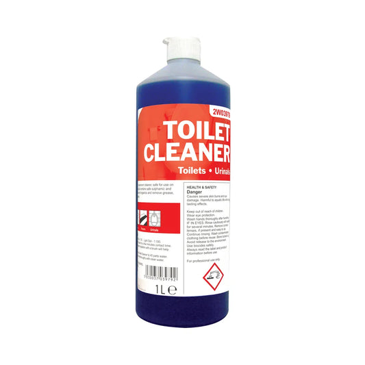2Work Toilet Cleaner Daily Use Perfumed 1 Litre (Pack of 12)