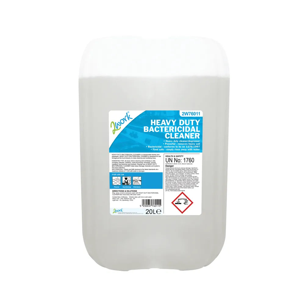 2Work Heavy Duty Bactericidal Cleaner 20 Litre 2W76011