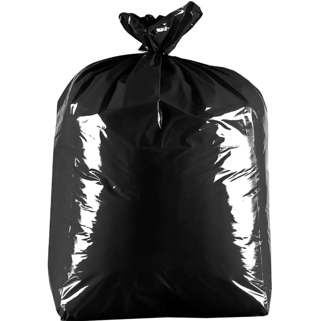 Biodegradable 90L Light Duty Refuse,Sacks Black