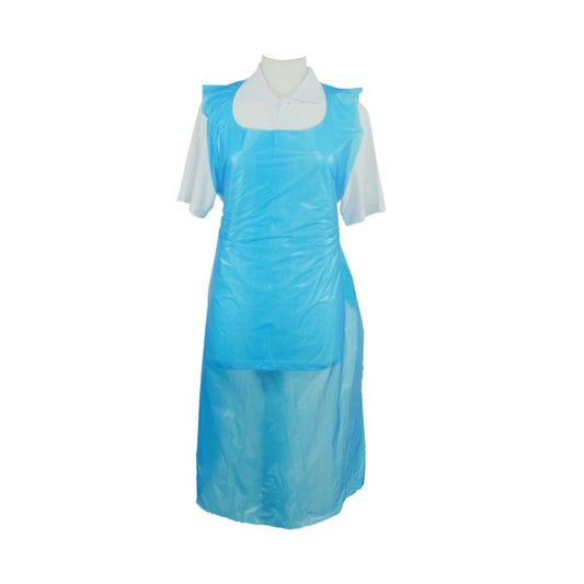 Shield® Blue Medium Duty Aprons on a Roll ‑ 24” x 46" - Roll of 200