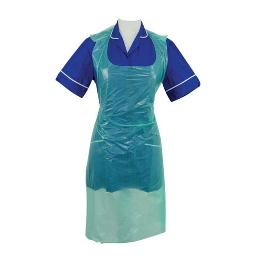 Shield® Green Medium Duty Aprons on a Roll ‑ 27" x 42" - Roll of 200