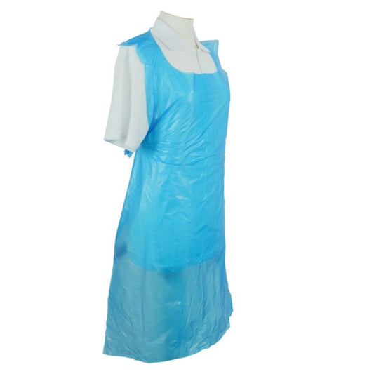 Shield® Blue Disposable Aprons on a Roll ‑ 27" x 42" - Roll of 200