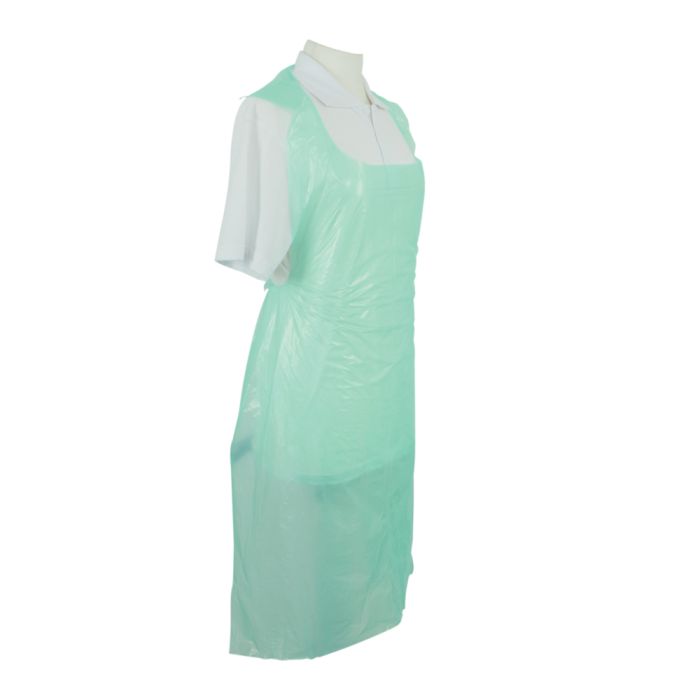 Shield® Green Disposable Aprons on a Roll ‑ 27" x 42" - Roll of 200
