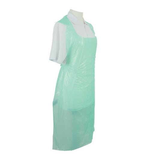 Shield® Green Disposable Aprons on a Roll ‑ 27" x 42" - Roll of 200
