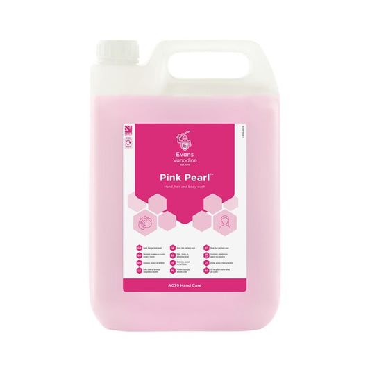 Evans Pink Pearl Hand, Hair & Bodywash Soap ‑ 5 Litre