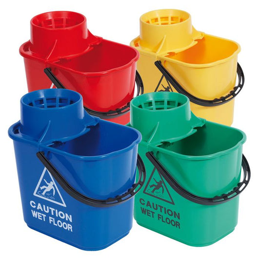 15 Litre Professional Mop Bucket with Wringer - CD0117