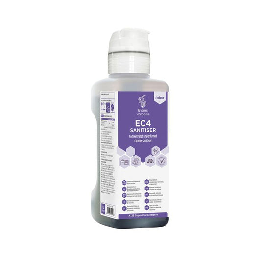 Evans e:dose EC4 Sanitiser Concentrate 1 Litre