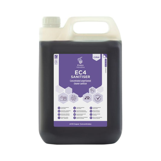 Evans e:dose EC4 Sanitiser Concentrate 5 Litre