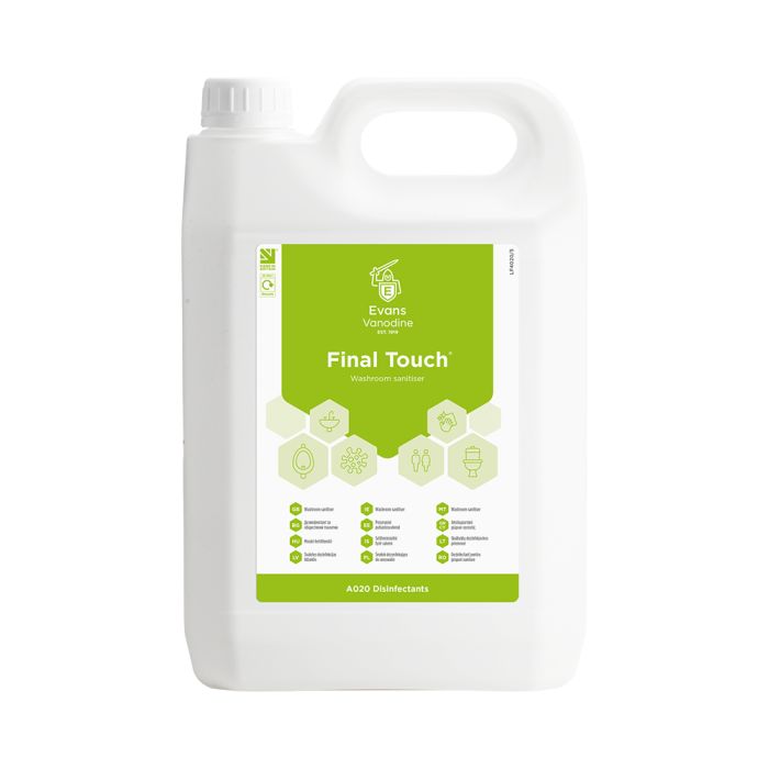 Evans Final Touch Bactericidal Cleaner Concentrate ‑ 5 Litre