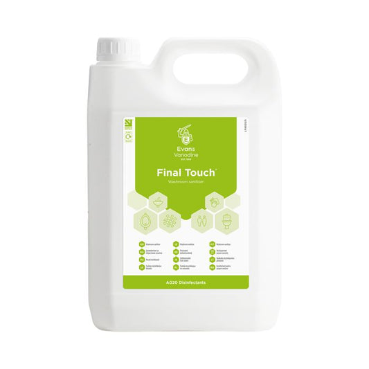 Evans Final Touch Bactericidal Cleaner Concentrate ‑ 5 Litre