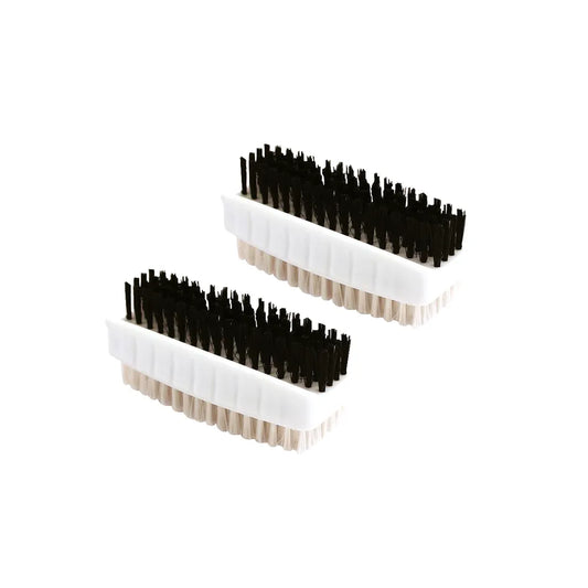 Nail Brushes Plastic Twin Pack White VOW/CL.190/2