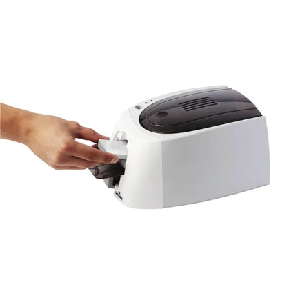 Durable DURACARD ID 300 ID Name Badge Card Printer with Ribbon and 100 Cards 891065