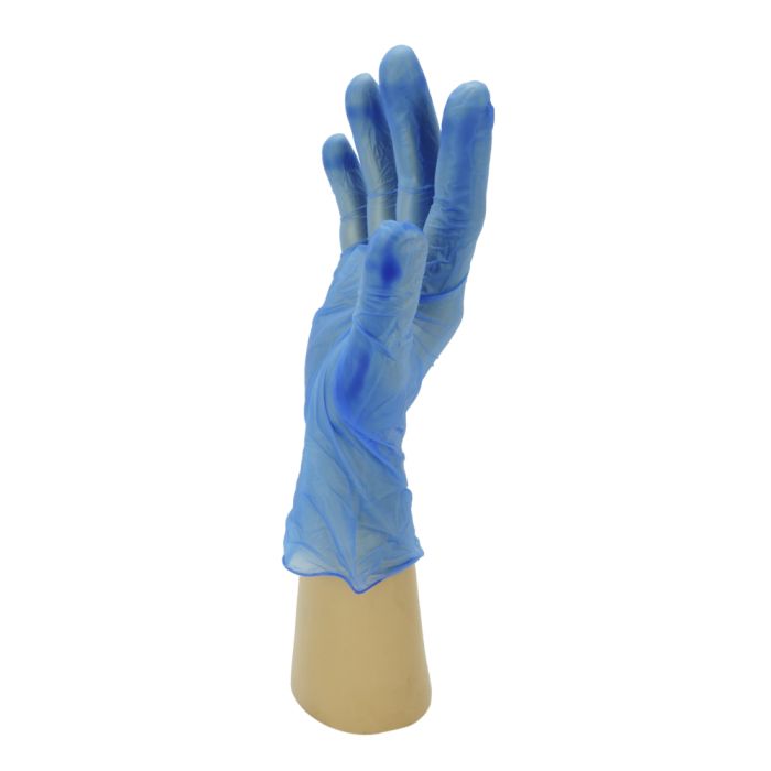 Shield GD13 Blue Vinyl Powder Free Disposable Glove - Box of 100
