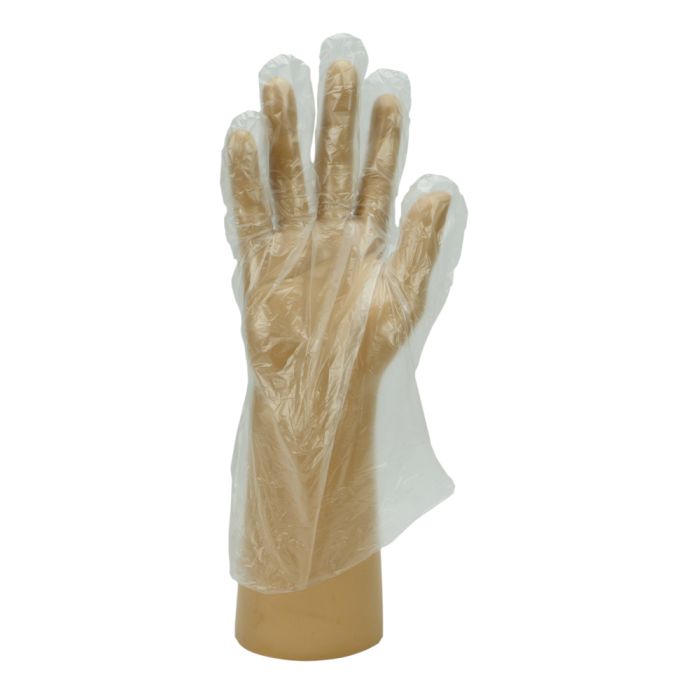 Shield GD52 Clear Smooth Polythene Disposable Glove - Bag of 100