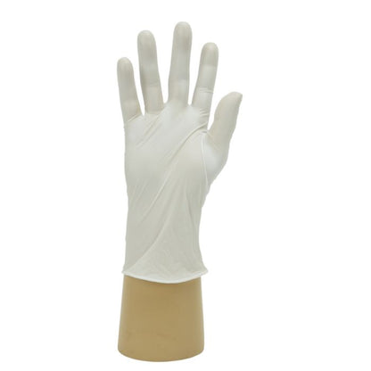HandSafe GN63 Cream Stretch Vinyl Powder Free Exam Glove - Box of 100