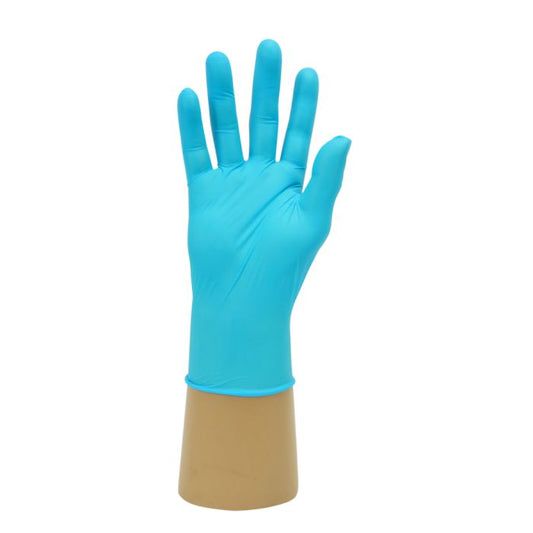 HandSafe GN70 Blue Hybrid Accelerator Free Powder Free Exam Glove - Box of 100
