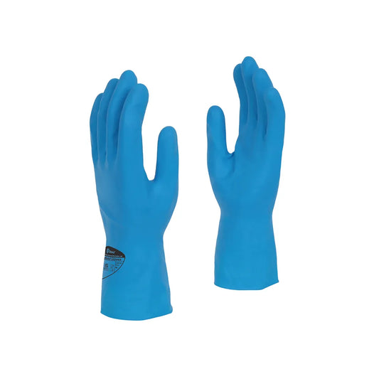 Shield Latex Rubber Household Glove 300mm Large Blue (Pack of 12) GR03/9B12