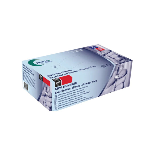 Handsafe Nitrile Gloves Powder-Free Medium Blue (Pack of 200) GGN91 - M