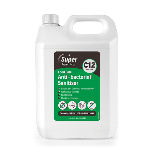 Super Food Safe Anti‑bacterial Cleaner Sanitiser 5 Litre