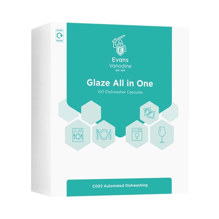 Evans Glaze All in One Dishwasher Tablets 100