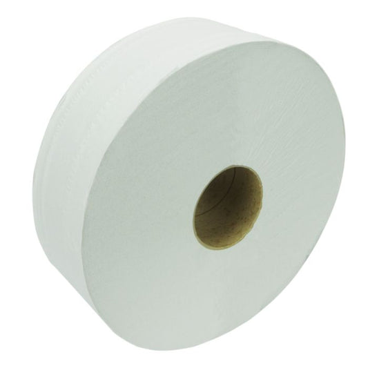 Fine Touch PJTP300 White 2ply Mini Jumbo Toilet Rolls (300m) - Case of 6