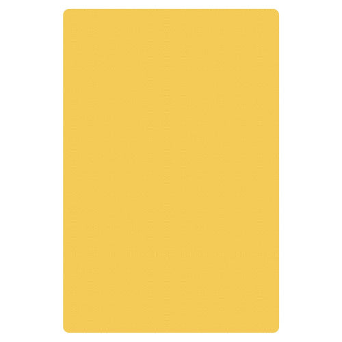 Yellow High Density Chopping Board