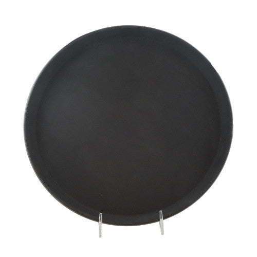 Black Fiberglass Round Serving Tray 356mm