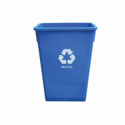 87 Ltr Plastic Recycle Bin Blue