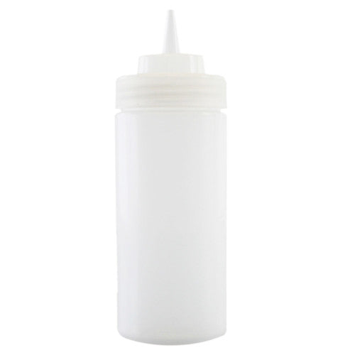 Clear Pack of 6 Wide Mouth Squeeze Bottles 475ml