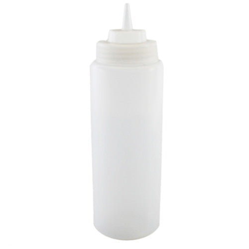 Clear Pack of 6 Wide Mouth Squeeze Bottles 945ml
