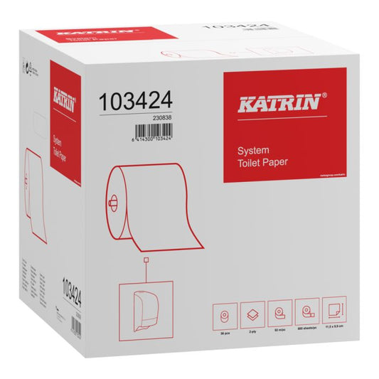 Katrin 103424 System 800 2ply Toilet Roll