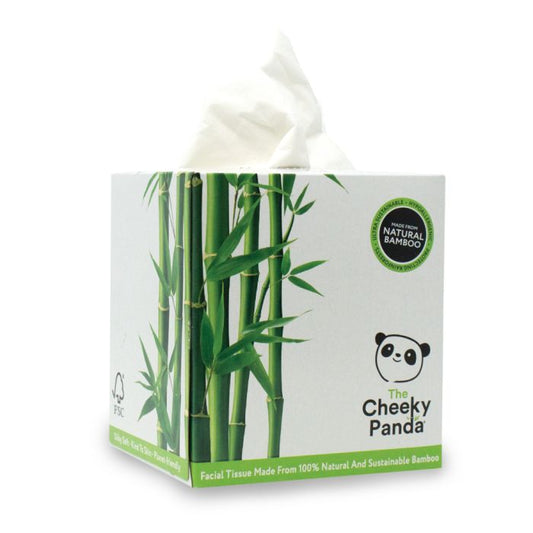The Cheeky Panda Bamboo 3ply Cube Facial Tissue (56 Sheets) (Case 12 x 56)