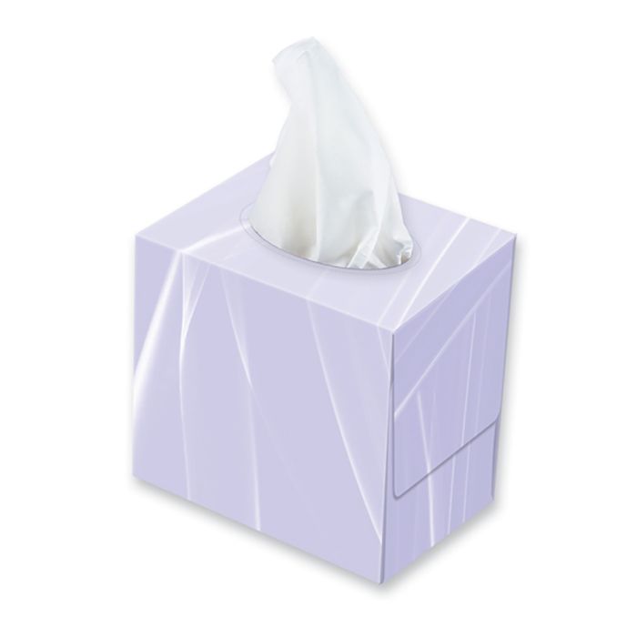 Cloudsoft Cube 2ply Facial Tissues ‑ Case of 24