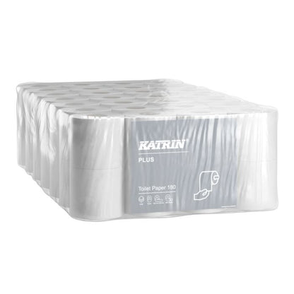 Katrin 87709 Plus 3ply Luxury Toilet Rolls (180 sheets)