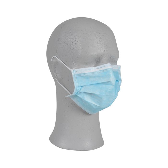 Type IIR Blue Face Masks with Ear Loops - Pack of 50